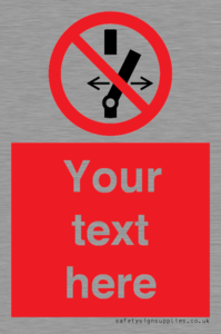 Custom prohibition Do not alter the state of the switch